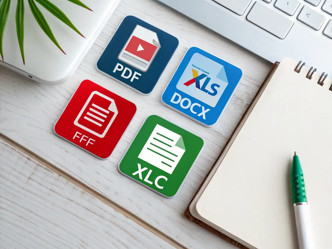 A visually appealing image of a downloadable resource pack, including icons representing various file formats such as PDFs, scripts, and templates, all related to DevOps practices.
